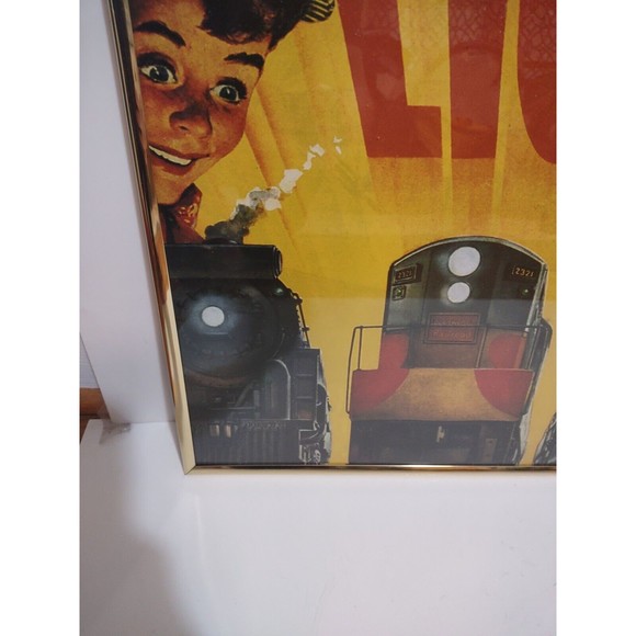 LIONEL RAILROAD "FATHER & SON" SIGN / Train Wall Collectible Decorations 16 x 20 - Picture 7 of 15